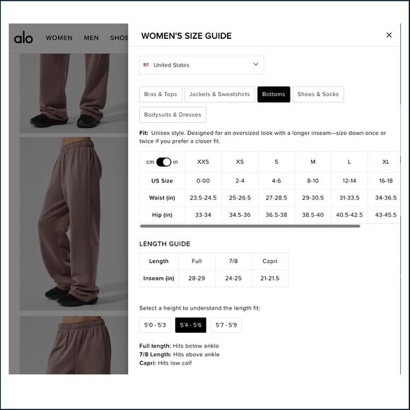 ALO Yoga RENOWN Heavyweight Straight Leg Sweatpants, Soft Clay/Pink, Large, NwoT - Picture 14 of 14